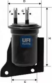 UFI 31.542.00 - Yanacaq filtri furqanavto.az