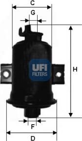 UFI 31.560.00 - Yanacaq filtri furqanavto.az