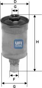 UFI 31.511.00 - Yanacaq filtri furqanavto.az