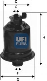UFI 31.592.00 - Yanacaq filtri furqanavto.az