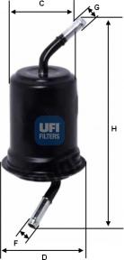 UFI 31.520.00 - Yanacaq filtri furqanavto.az