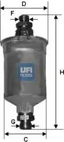 UFI 31.658.00 - Yanacaq filtri furqanavto.az