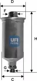 UFI 31.661.00 - Yanacaq filtri furqanavto.az
