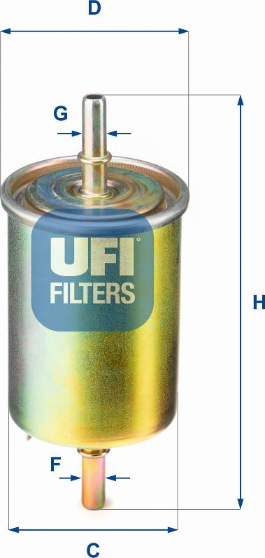 UFI 31.850.00 - Yanacaq filtri furqanavto.az