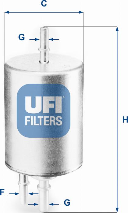 UFI 31.831.00 - Yanacaq filtri furqanavto.az