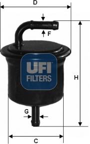 UFI 31.A16.00 - Yanacaq filtri furqanavto.az