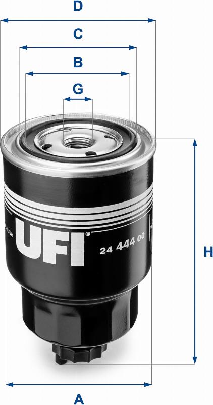 UFI 24.444.00 - Yanacaq filtri furqanavto.az