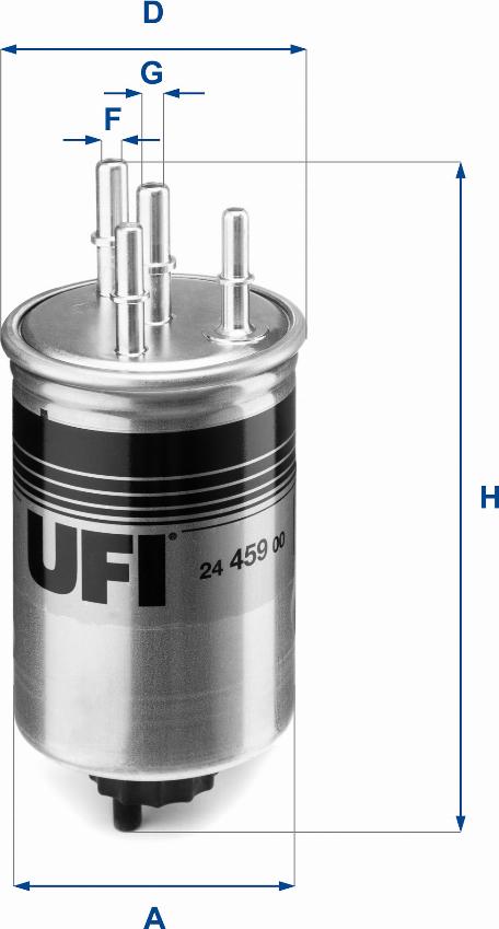 UFI 24.459.00 - Yanacaq filtri furqanavto.az