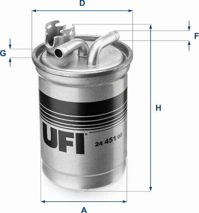 UFI 24.451.00 - Yanacaq filtri furqanavto.az