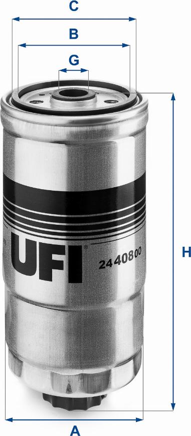 UFI 24.408.00 - Yanacaq filtri furqanavto.az