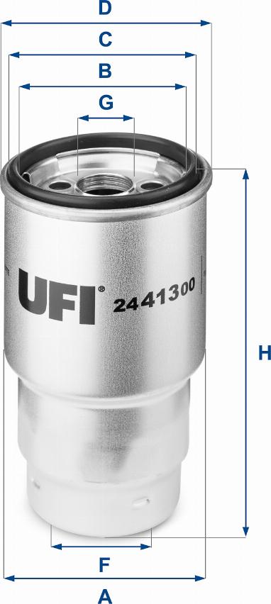 UFI 24.413.00 - Yanacaq filtri furqanavto.az