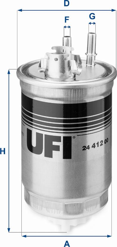 UFI 24.412.00 - Yanacaq filtri furqanavto.az