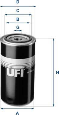 UFI 24.480.00 - Yanacaq filtri furqanavto.az