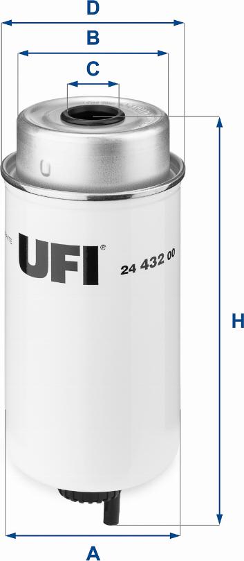 UFI 24.432.00 - Yanacaq filtri furqanavto.az