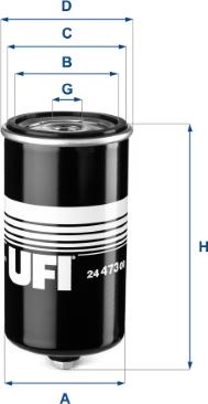 UFI 24.473.00 - Yanacaq filtri furqanavto.az