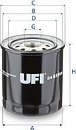 UFI 24.519.00 - Yanacaq filtri furqanavto.az