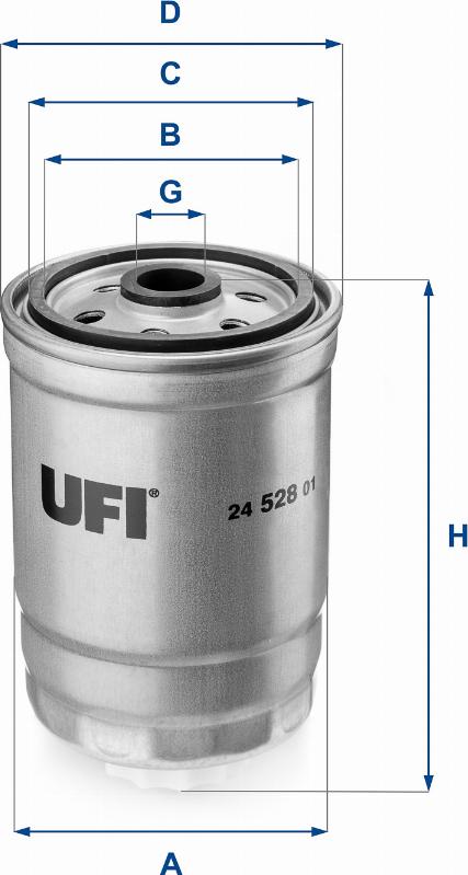 UFI 24.528.01 - Yanacaq filtri furqanavto.az