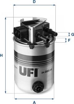 UFI 24.095.00 - Yanacaq filtri www.furqanavto.az