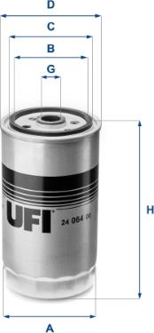 UFI 24.064.00 - Yanacaq filtri furqanavto.az