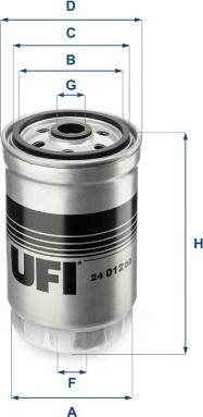 UFI 24.012.00 - Yanacaq filtri furqanavto.az