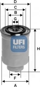 UFI 24.392.00 - Yanacaq filtri furqanavto.az