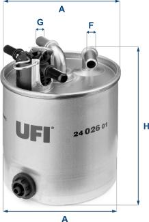 UFI 24.026.01 - Yanacaq filtri furqanavto.az