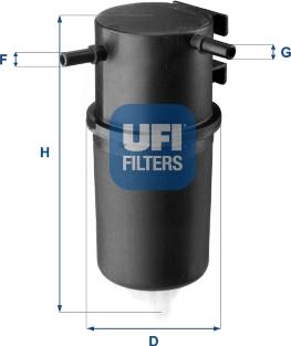 UFI 24.145.00 - Yanacaq filtri furqanavto.az