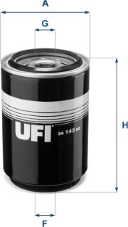 UFI 24.143.00 - Yanacaq filtri www.furqanavto.az