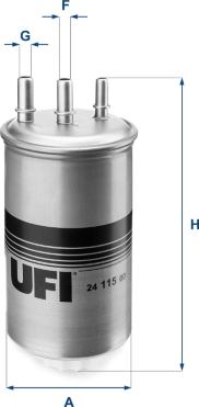 UFI 24.115.00 - Yanacaq filtri furqanavto.az