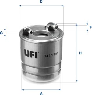 UFI 24.111.00 - Yanacaq filtri furqanavto.az