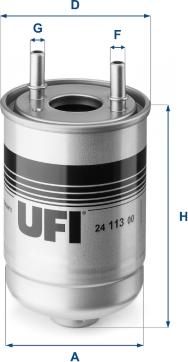 UFI 24.113.00 - Yanacaq filtri furqanavto.az