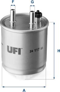 UFI 24.117.00 - Yanacaq filtri furqanavto.az