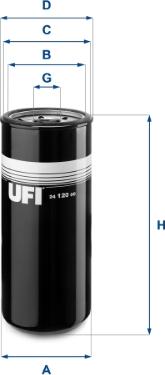 UFI 24.120.00 - Yanacaq filtri furqanavto.az