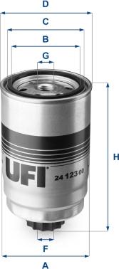 UFI 24.123.00 - Yanacaq filtri furqanavto.az