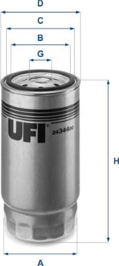 UFI 24.344.00 - Yanacaq filtri furqanavto.az
