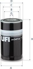 UFI 24.347.00 - Yanacaq filtri furqanavto.az