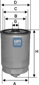 UFI 24.350.01 - Yanacaq filtri furqanavto.az