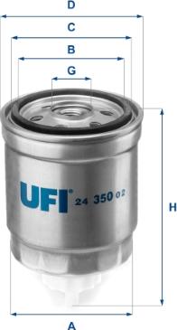 UFI 24.350.02 - Yanacaq filtri furqanavto.az