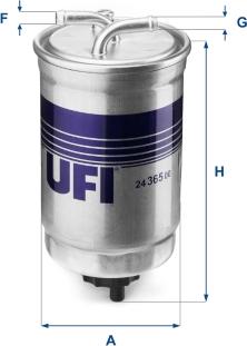 UFI 24.365.00 - Yanacaq filtri furqanavto.az
