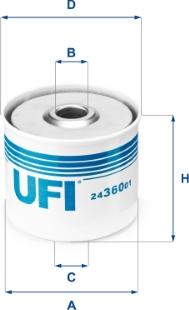 UFI 24.360.01 - Yanacaq filtri furqanavto.az