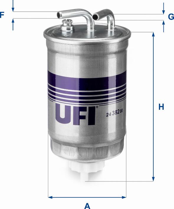 UFI 24.382.00 - Yanacaq filtri furqanavto.az