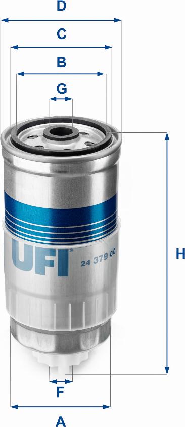 UFI 24.379.00 - Yanacaq filtri furqanavto.az