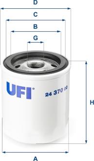UFI 24.370.00 - Yanacaq filtri furqanavto.az