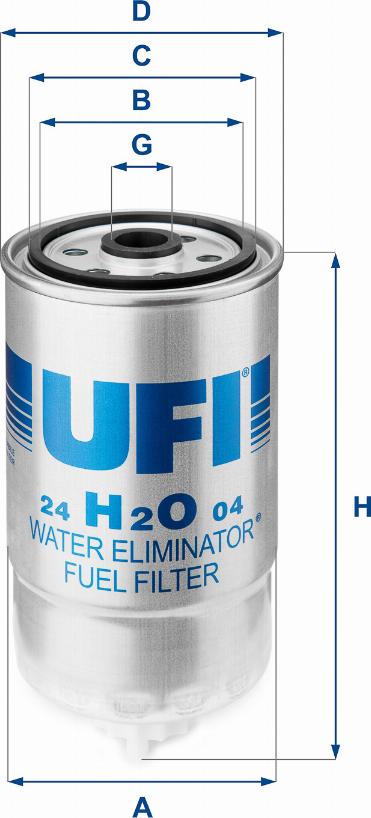 UFI 24.H2O.04 - Yanacaq filtri furqanavto.az