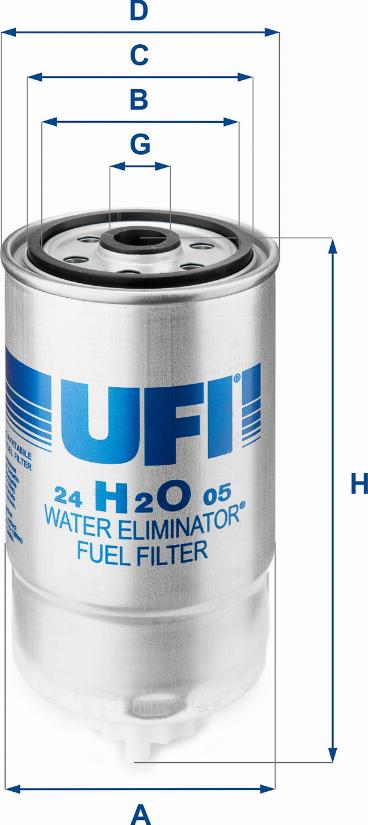UFI 24.H2O.05 - Yanacaq filtri furqanavto.az