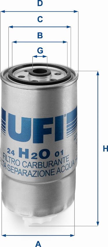 UFI 24.H2O.01 - Yanacaq filtri furqanavto.az