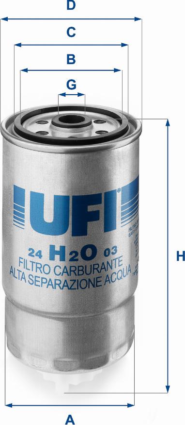 UFI 24.H2O.03 - Yanacaq filtri furqanavto.az