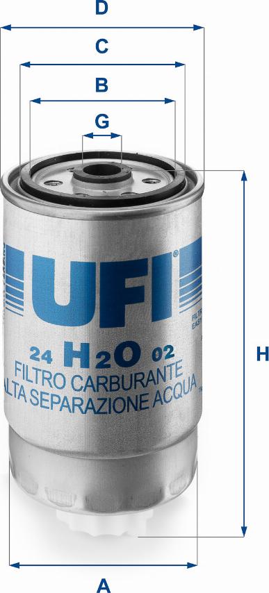 UFI 24.H2O.02 - Yanacaq filtri furqanavto.az