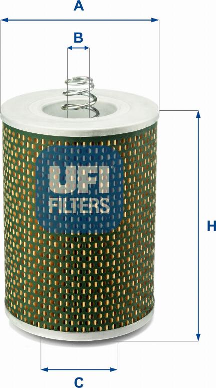 UFI 25.505.00 - Yağ filtri furqanavto.az