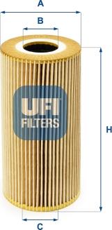 UFI 25.095.00 - Yağ filtri furqanavto.az